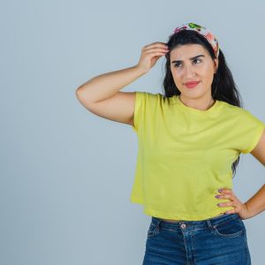 Lime color T-shirt for summer
