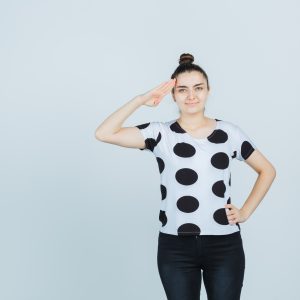 Classic Polka Dot Casual T-Shirt